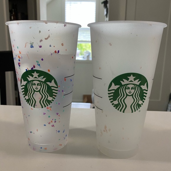 Starbucks Confetti Cups